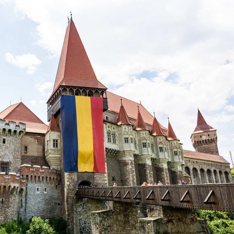 Corvin-Castle-In-Hunedoara-Hunedoara-County-Transylvania-Romania-1